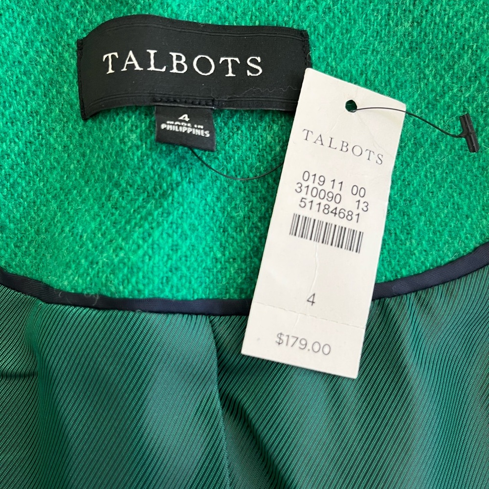 Talbots Green Women's Blazer - Picture 8 of 13